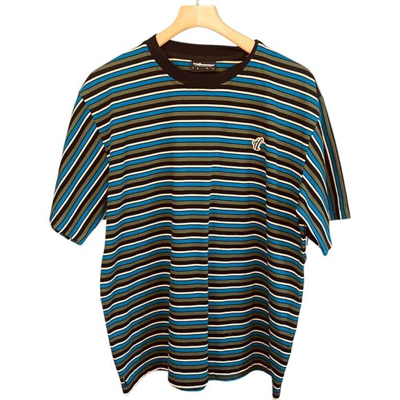 The Hundreds Strip Short Sleeve Tee Shirt - Picture 1 of 11